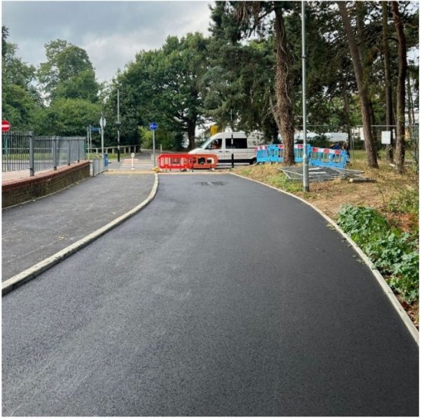 cycle scheme harlow - recom surfacing